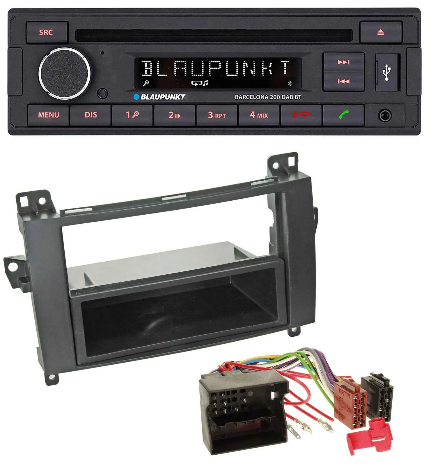 Blaupunkt USB DAB CD Bluetooth MP3 Autoradio für Mercedes A-Klasse 04-12 W169 C1