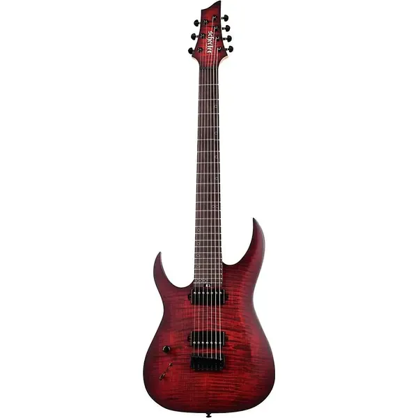 Электрогитара Schecter Sunset Extreme 7-String Left-Handed Scarlet Burst