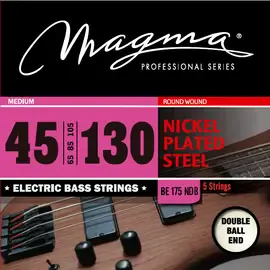 Струны для 5-струнной бас-гитары 45-130 Magma Strings BE175NDB
