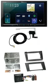 Pioneer 2DIN DAB USB MP3 Bluetooth Autoradio für Mercedes E-Klasse S211 03-09 Ru
