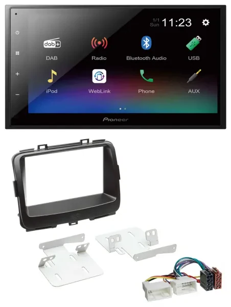 Pioneer USB Bluetooth DAB 2DIN MP3 Autoradio für Kia Carens 4 RP ab 2013