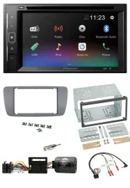 Pioneer Bluetooth Lenkrad USB 2DIN DAB DVD Autoradio für Seat Ibiza ab 08 conema