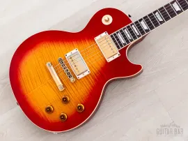 Б/У Электрогитара Gibson Les Paul Standard Plus Limited Edition Flame Top 1998 с кейсом