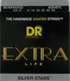 Струны для акустической гитары DR Strings Extra-Life SIA-12 12-54