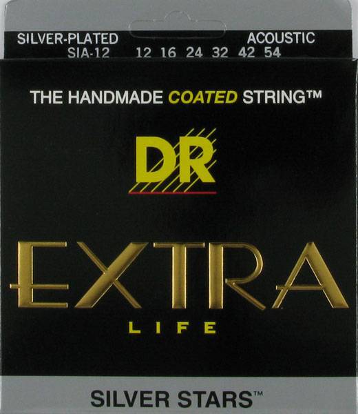 Струны для акустической гитары DR Strings Extra-Life SIA-12 12-54