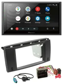 Pioneer USB 2DIN DAB MP3 Bluetooth Autoradio für Mercedes R-Klasse 2006-2012