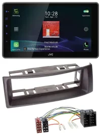 JVC DAB MP3 Bluetooth USB Autoradio für Renault Megane Scenic bis 03 schwarz
