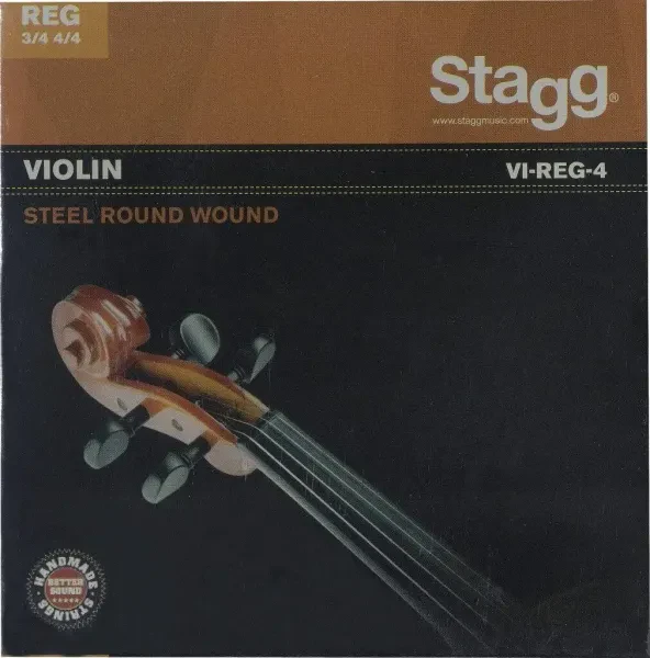 Stagg Model VI-REG-4 full set of 4 Violin Strings for 3/4 and 4/4 Size Violins