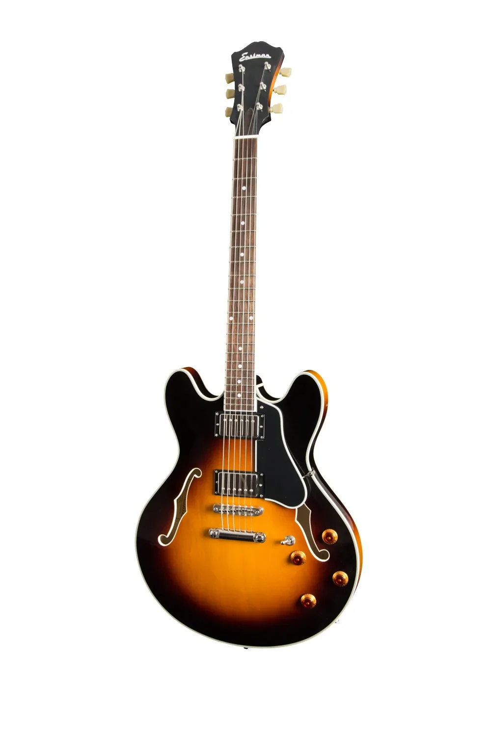 EASTMAN T386-SB Sunburst Thinline E-Gitarre