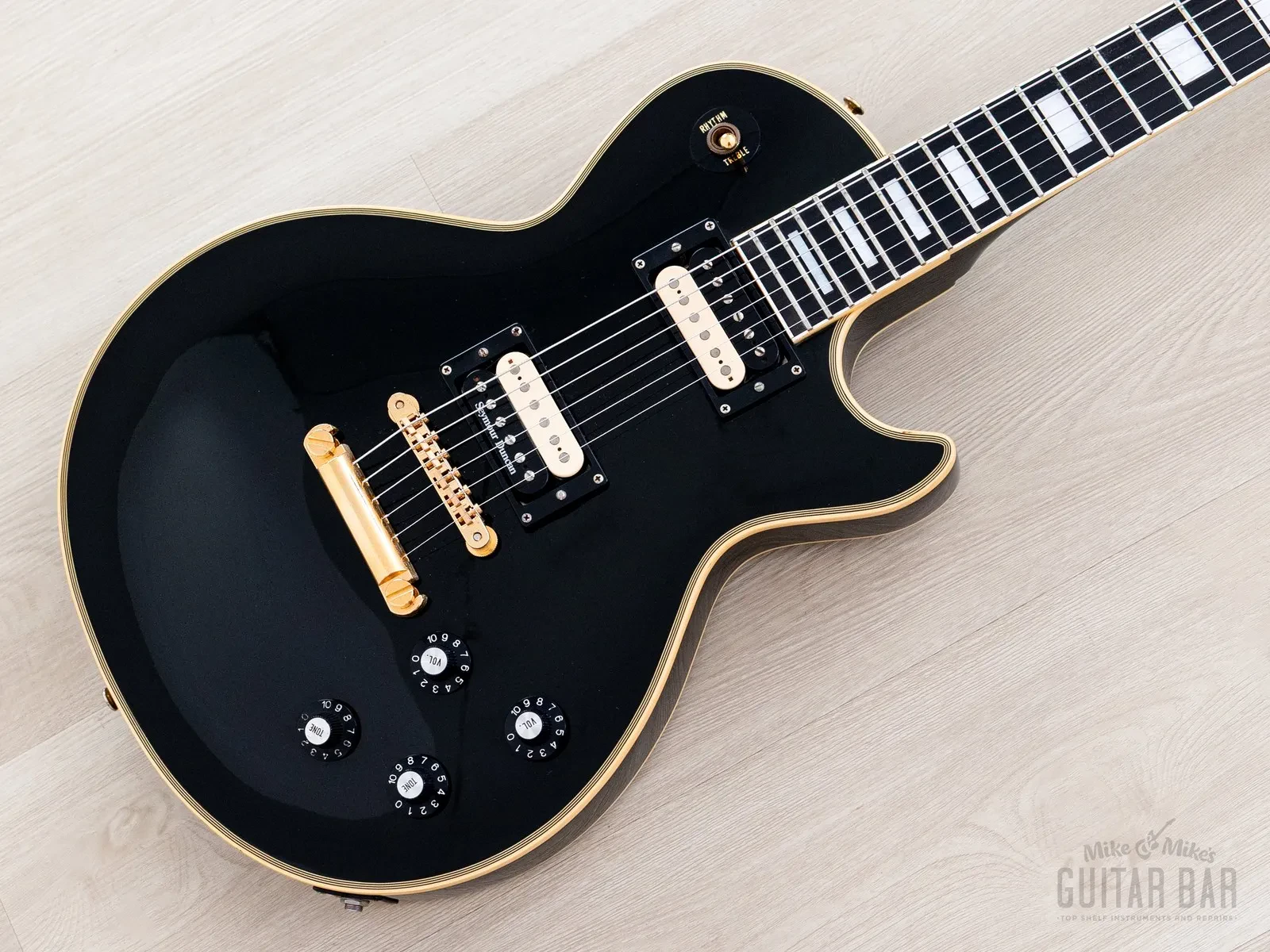 2000s Edwards by ESP E-LP-98LTC Custom Black Beauty w/ Seymour Duncans, Japan