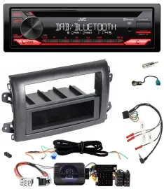 Автомагнитола для Fiat Ducato (Serie 8, с 2021) JVC CD/DAB/USB/Bluetooth