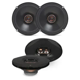 Infinity REF-6532ex 6.5" 2-way 3-ohm + 9633IX 6x9" 3 way 3-ohm Coaxial Speakers