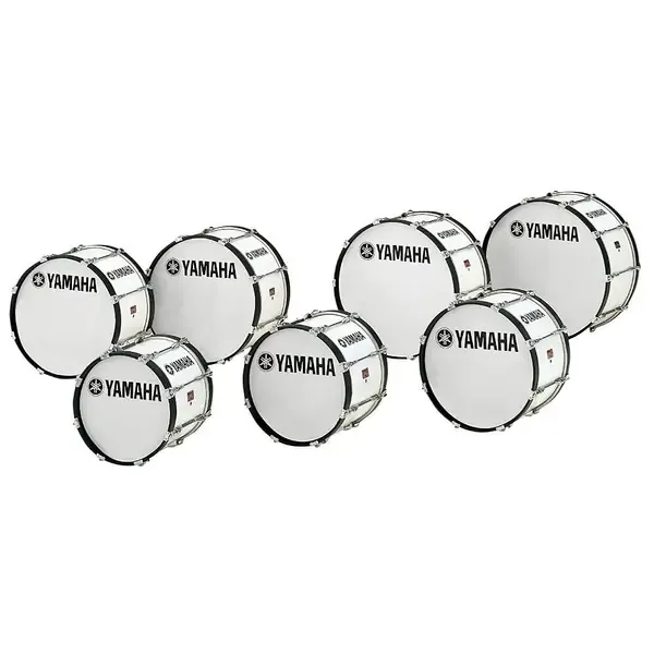 Маршевый бас-барабан Yamaha Power-Lite Marching Bass Drum White Wrap 20x13