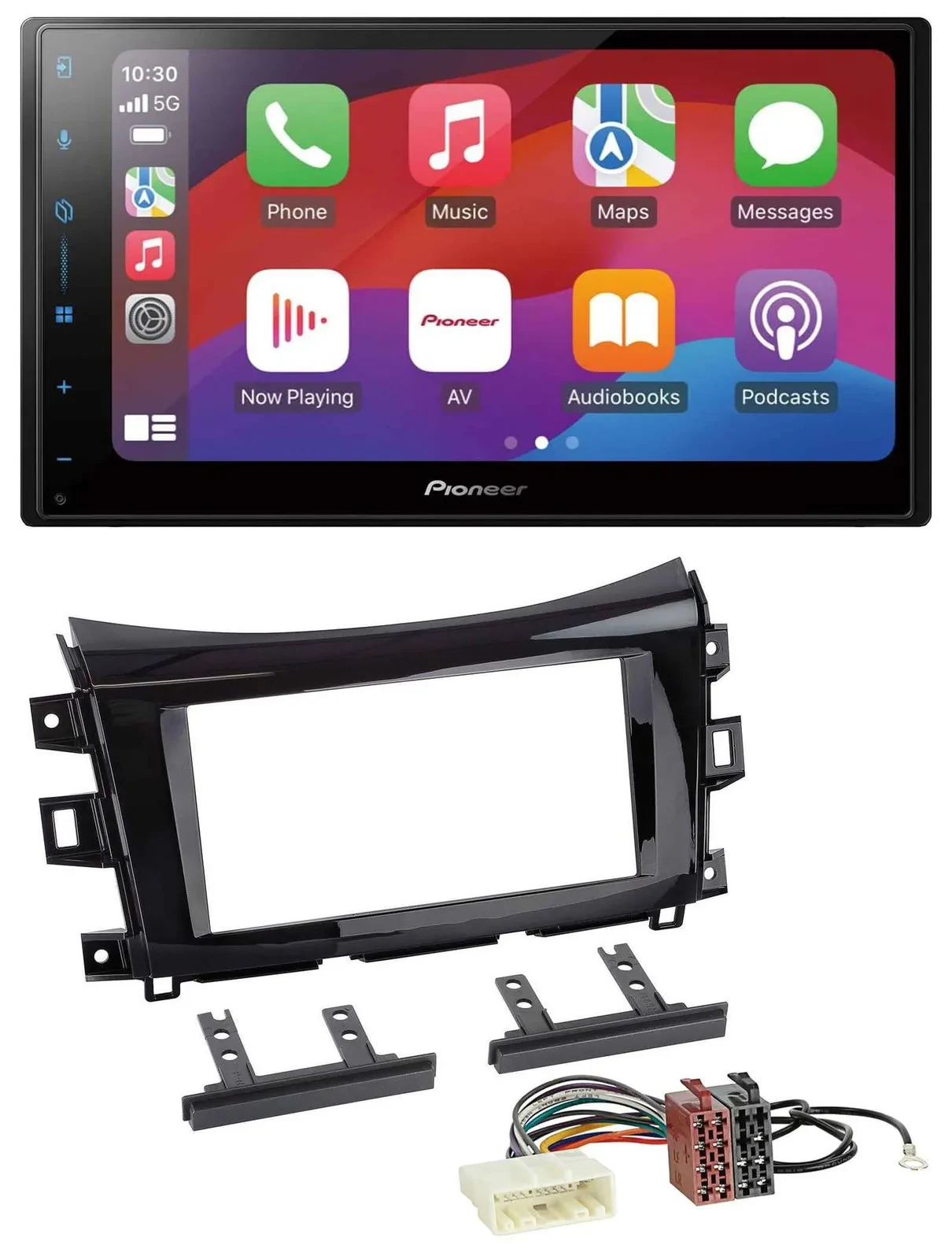 Pioneer DAB USB MP3 Bluetooth 2DIN Autoradio für Nissan Navara (ab 16)