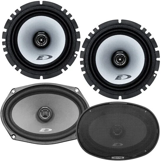 Alpine SXE-1726S / SXE-6926S 6.5" + 6x9" Coaxial Speaker Bundle