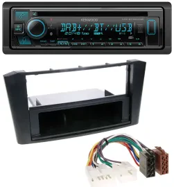 Автомагнитола для Toyota Avensis T25 (2003–2009) Kenwood Bluetooth, DAB, CD, MP3, USB