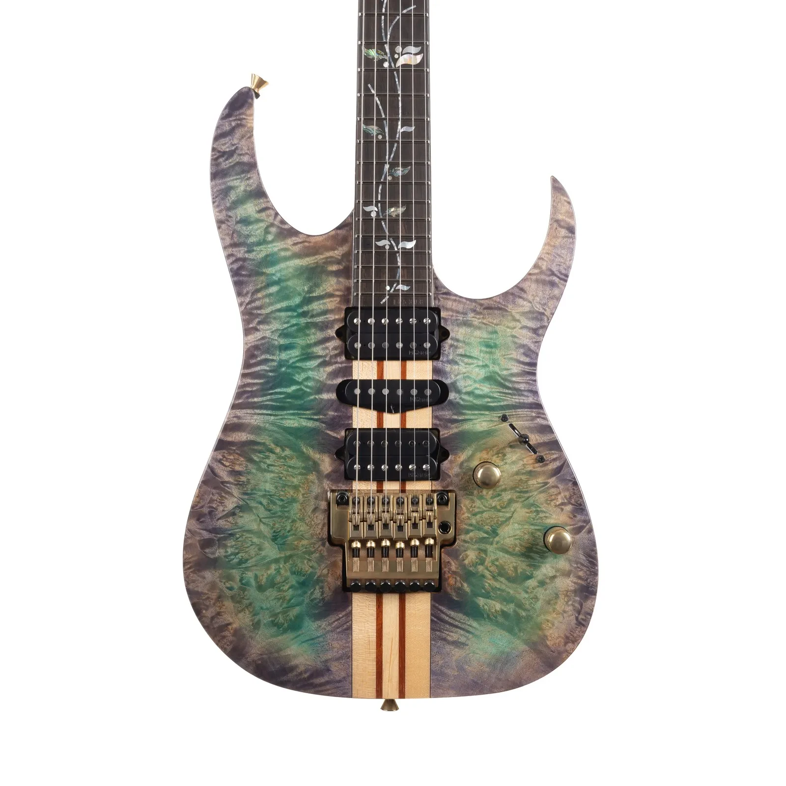 Ibanez Japan Custom Shop Visions IV2RG Burl Maple Top