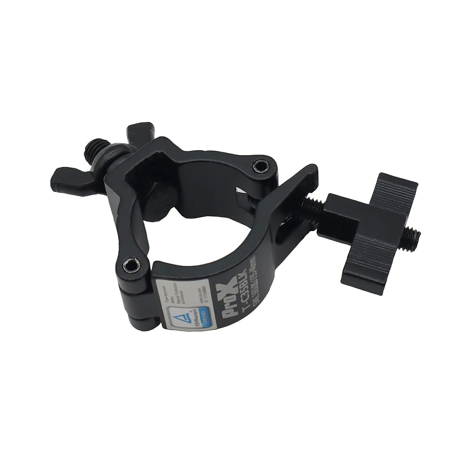 ProX T-C35BLK Aluminum Black Mini Clamp 165LBS M8 Bolt