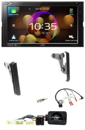 JVC DAB Lenkrad 2DIN Bluetooth USB Autoradio für Toyota RAV 4 2001-2005