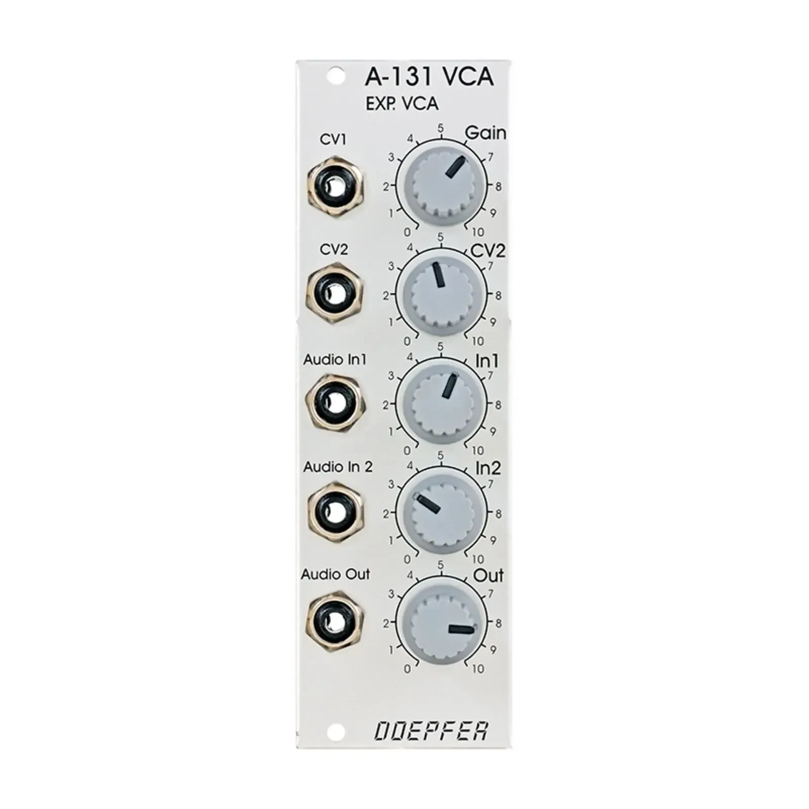 Модульный студийный синтезатор Doepfer A-131 VCA exponential - VCA Modular Synthesizer