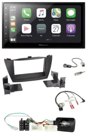 Pioneer Lenkrad Bluetooth DAB 2DIN USB Autoradio für Hyundai ix35 2010-2013 ohne