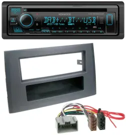 Kenwood Bluetooth DAB CD MP3 USB Autoradio für Volvo XC90 (14 Pin, 2002-2014)