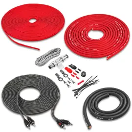 Belva BAK42 Complete 4 Gauge Amp Wiring Kit w/ 2 Channel RCA Cable