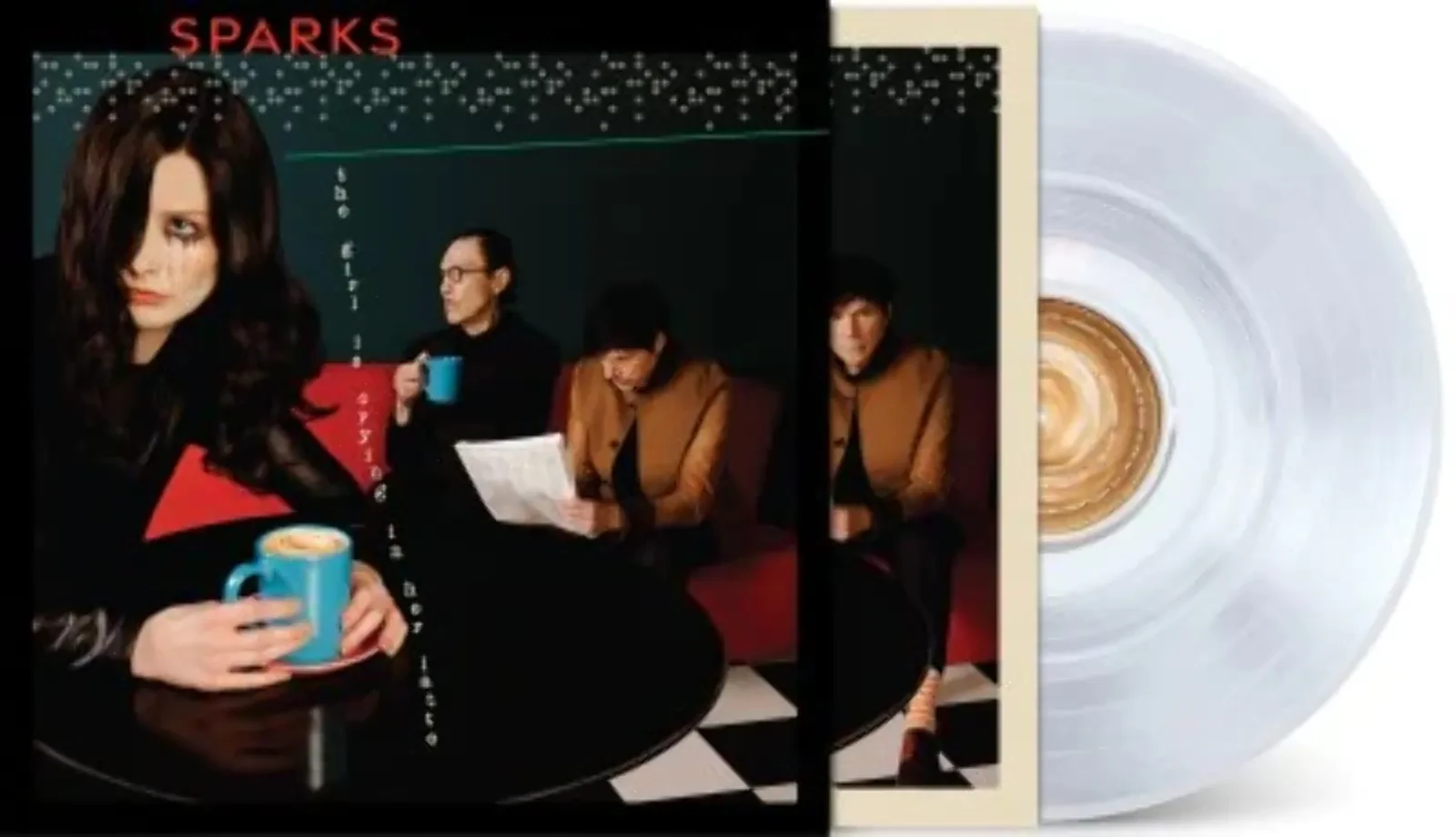 Виниловая пластинка Sparks – Girl Is Crying In Her Latte (прозрачный винил) (Релиз 2023)
