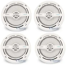 Sony XS-MP1611 6.5" Dual Cone Marine Speakers - Sonic Electronix