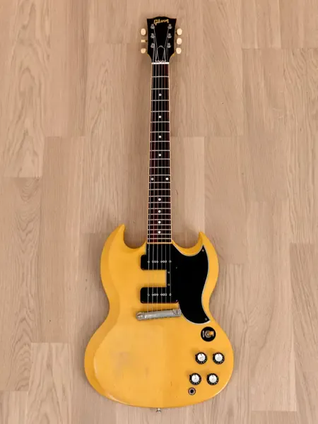 Электрогитара Gibson Custom Shop Historic 1960 SG Special SS TV Yellow w/case USA 2000