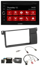 Blaupunkt 2DIN Lenkrad Bluetooth USB TMC DAB Navigation für BMW 3er E46 00-06 Qu