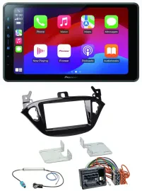 Автомагнитола Pioneer 2DIN, Bluetooth, USB, MP3, DAB для Opel Adam (с 2013) / Corsa E (с 2015)