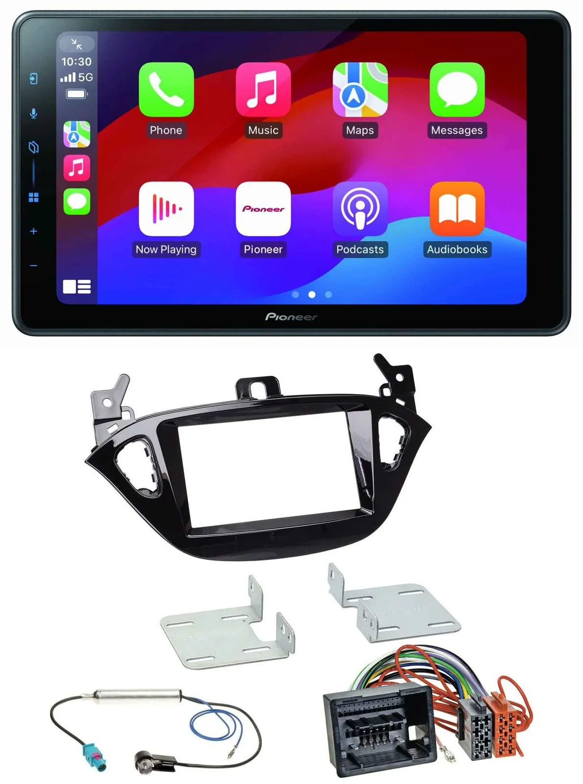 Автомагнитола Pioneer 2DIN, Bluetooth, USB, MP3, DAB для Opel Adam (с 2013) / Corsa E (с 2015)