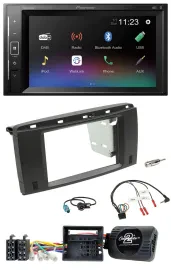 Pioneer DAB Lenkrad 2DIN Bluetooth USB Autoradio für Mercedes R-Klasse 2006-2012