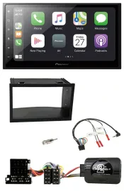 Pioneer Lenkrad Bluetooth DAB 2DIN USB Autoradio für VW Golf 4 Polo Passat ISO