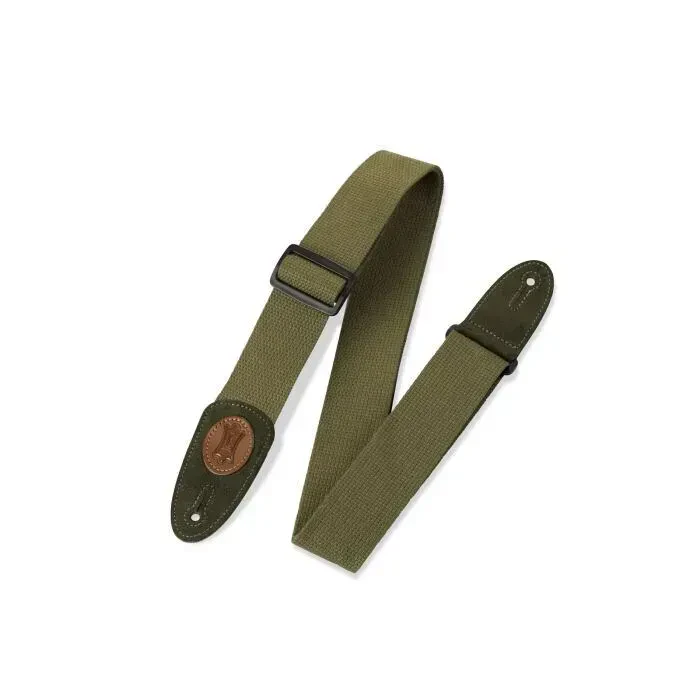 Ремень для гитары Levy's MSSC8-GRN Cotton Green