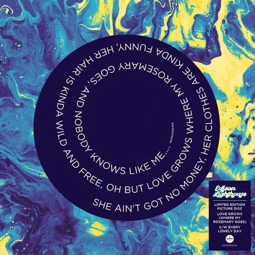 Виниловая пластинка Edison Lighthouse - Love Grows (Where My Rosemary Goes) - Picture Disc 7-Inch Vi