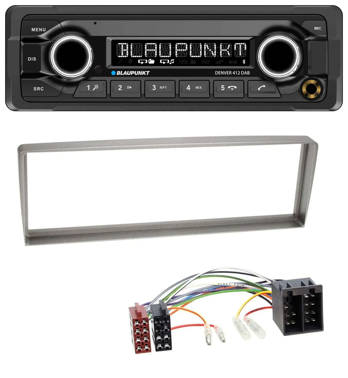 Blaupunkt Bluetooth DAB MP3 USB Autoradio für Alfa Romeo 156 (2003-2005)