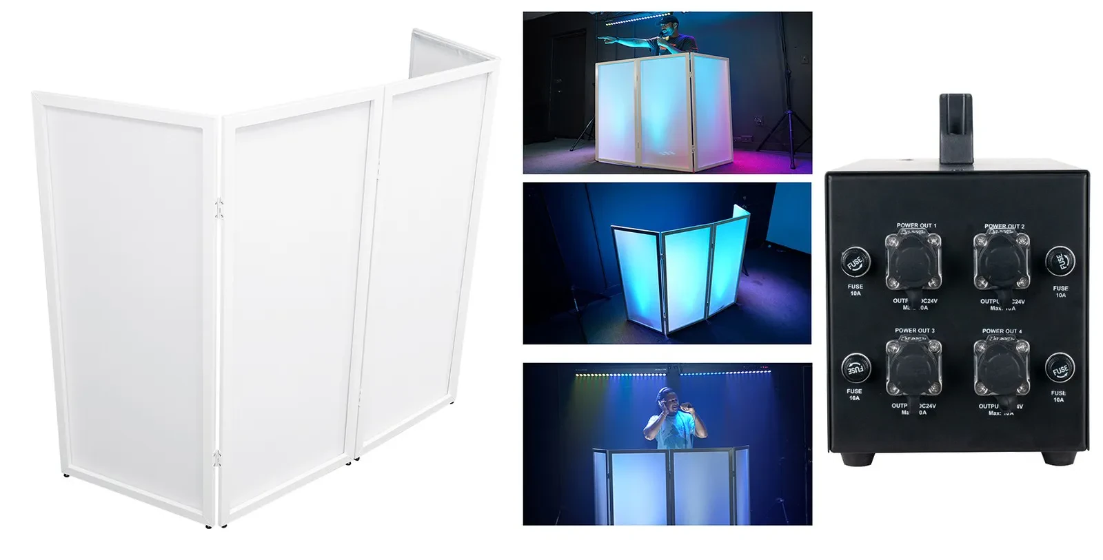 American DJ MDF2PSUX40 1500W Power Supply For 40) MDF2 Dance Floor Panels+Facade