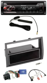 Pioneer CD USB Lenkrad DAB MP3 Autoradio für Fiat Ducato 2008-2011 schwarz