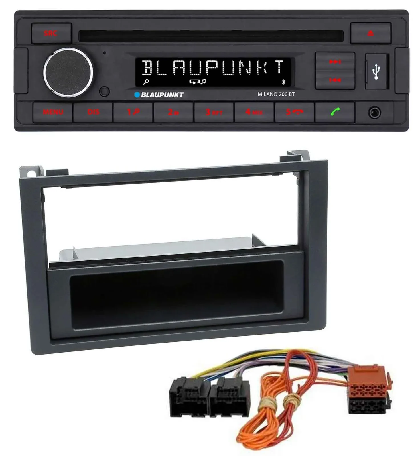 Blaupunkt MP3 USB CD Bluetooth AUX Autoradio für Saab 9.3 (ab 2006)