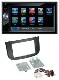 Blaupunkt SD Bluetooth 2DIN MP3 USB AUX Autoradio für Mitsubishi Colt 2008-2012