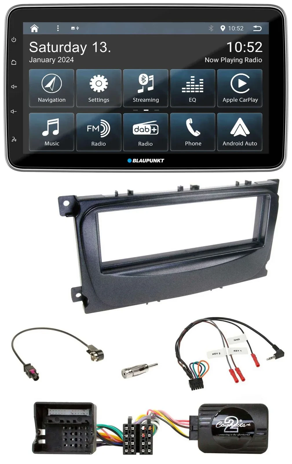 Blaupunkt USB DAB SD Lenkrad Bluetooth Autoradio für Ford Focus C-Max Galaxy ab