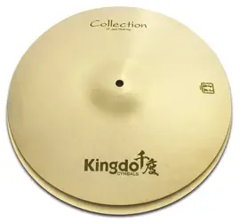 Тарелки барабанные KINGDO 14" Collection Jazz Hi-Hat (пара)