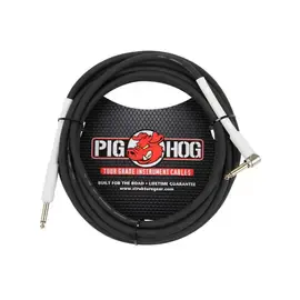 Инструментальный кабель Pig Hog 18.5' 1/4" to 1/4" Right Angle 8mm Instrument Cable #PH186R