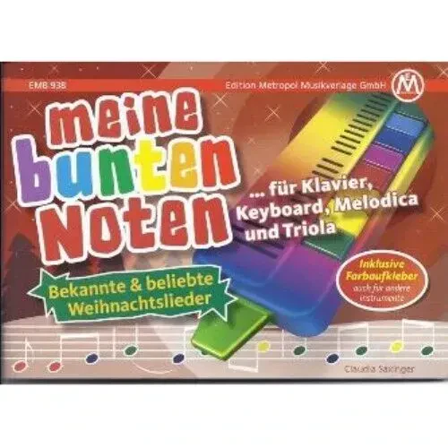 Ноты для Triola Edition Metropol Meine bunten Noten Weihnachtslieder