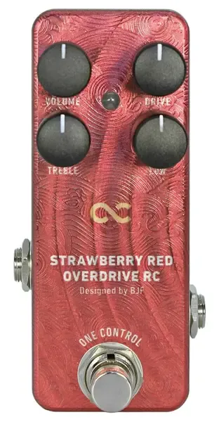 Педаль эффектов для электрогитары One Control Strawberry Red RC Overdrive