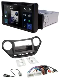 Pioneer DAB MP3 Bluetooth USB Autoradio für Hyundai i10 (ab 2013) AUX USB