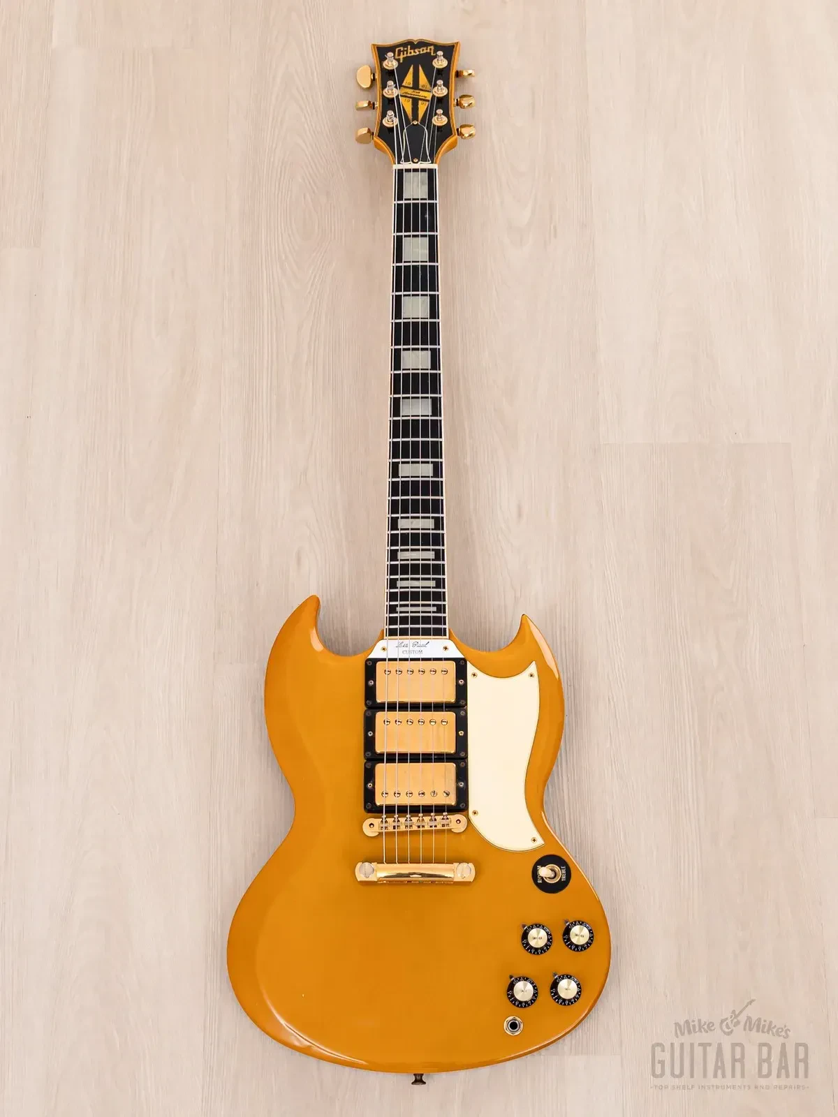 Электрогитара Gibson 30th Anniversary 1961 Les Paul SG Custom HHH TV Yellow w/case USA 1991