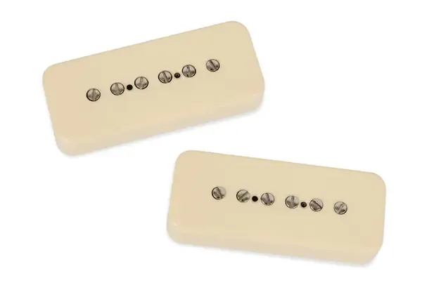 Комплект звукоснимателей для электрогитары Seymour Duncan Hot P90 Silencer Soapbar Cream